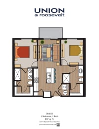 Floor Plan B3 2x2 - Phase II