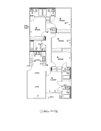  Floor Plan Five-Bedroom Five-Bathroom - A