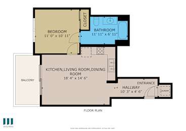 Magnolia Floor Plan at Ogden Garden by Wiseman, Los Angeles