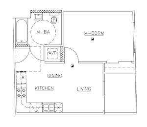 Mosaic 3 Floor Plan at Venice Wave by Wiseman, Venice, California