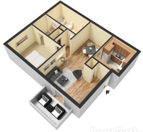Agave Floor Plan at Crestwood Green, LLC, Birmingham