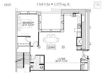 a floor plan of a small house