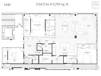 a floor plan of a house