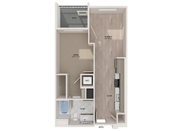 Floor Plan  A1 floor plan at Embark Apartments in Freemont CA