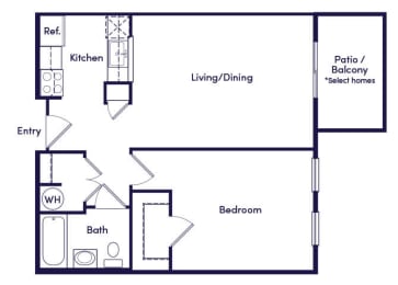 Floor Plan  A1 Floorplan Image at Fairbrooke Senior Apartments in Aberdeen MD