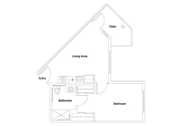 Floor Plan  A5 Floorplan Image at The Lodge at Morgan Hills Apartments in Morgan Hill CA