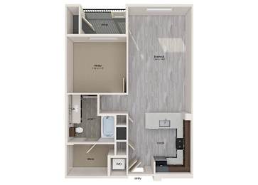 Floor Plan  A5 floor plan at Embark Apartments in Freemont CA