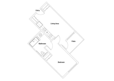 Floor Plan  A7 Floorplan Image at The Lodge at Morgan Hills Apartments in Morgan Hill CA