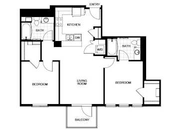 Floor Plan  B02 Floorplan Image