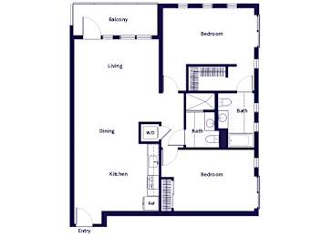 Floor Plan  B06 floor plan at Idea1 Apartments in San Diego CA
