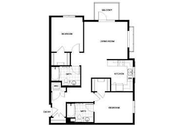 Floor Plan  B13 Floorplan Image