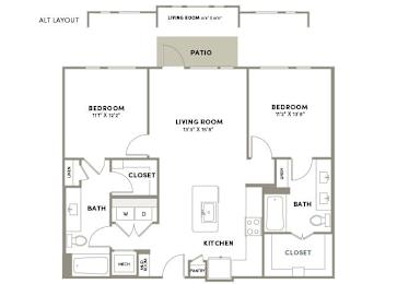 Floor Plan  B2 Floorplan Image