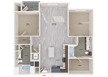 Floor Plan  B4 floor plan at Embark Apartments in Freemont CA