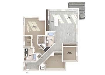 Floor Plan  C2 Floorplan Image at Aspect at Totem Lake Apartments in Kirkland WA