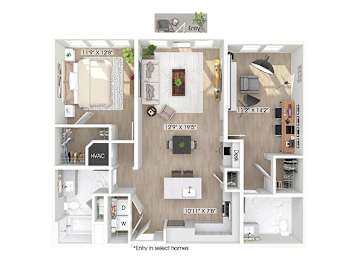Floor Plan  Live Work floor plan image at Wayfern Apartments in Sandy Springs GA