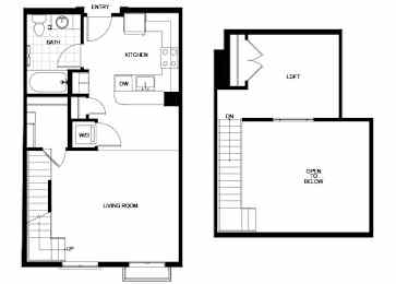 Floor Plan  S04 Floor Plan at Candara at Hancock Park Apartments in Los Angeles CA