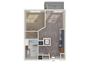 Floor Plan  Studio floor plan image at Vero Apartments in Chelsea MA