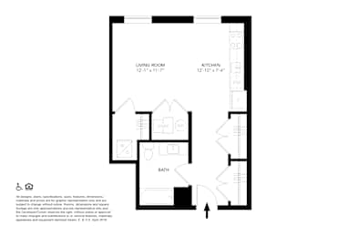  Floor Plan 200 Edmund Place - B