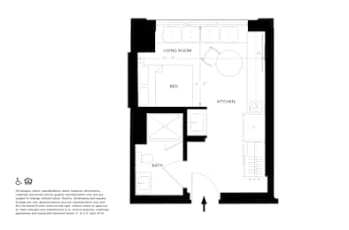 Unit D Floor Plan (28 Grand)
