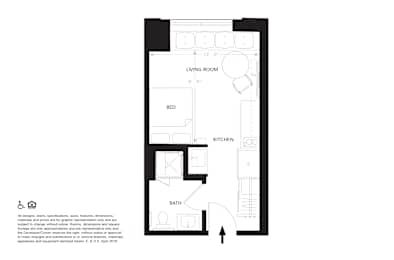Unit A - ADA Floor Plan (28 Grand)