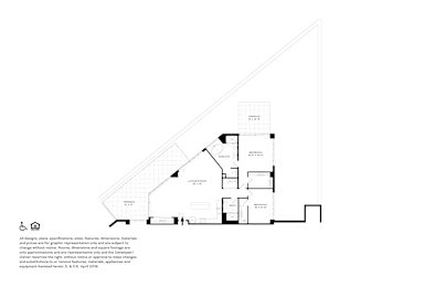 A black and white architectural floor plan of a house.