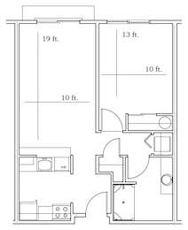 the floor plan of the first floor