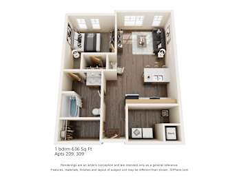  Floor Plan 1 BEDROOM B