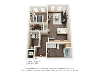  Floor Plan 1 BEDROOM C