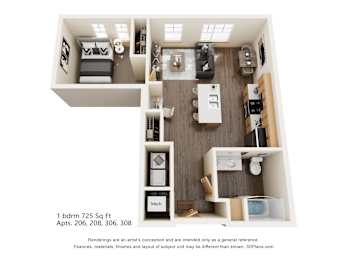  Floor Plan 1 BEDROOM A