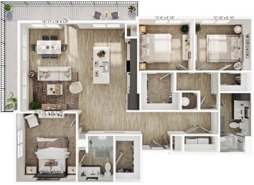  Floor Plan C1