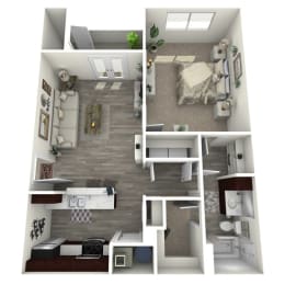  Floor Plan 1 BEDROOM