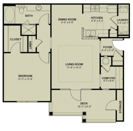  Floor Plan 1x1_906