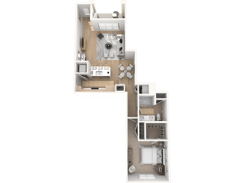 A2- Aura Floor Plan at Altis Santa Barbara, Naples, 34104