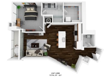 the 1121  1 bedroom floor plan  460 sq ft
