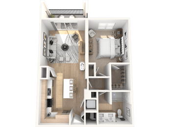 Aspire floorplan at Altis Santa Barbara, Florida