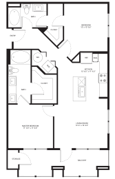 a floor plan of a small house