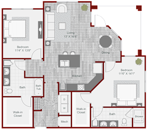  Floor Plan B3-2-A
