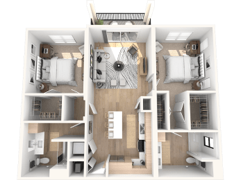 B3B- Bliss Floor Plan at Altis Santa Barbara, Naples, 34104