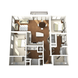 a1 floor plan  1 bedroom  119 sq ft