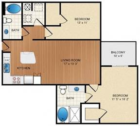  Floor Plan B8