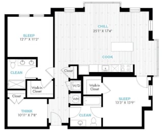  Floor Plan BD01 Den