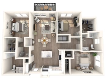  Floor Plan C1-A