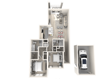 C1G Floor Plan  at Altis Blue Lake, Lake Worth, 33467
