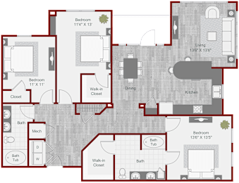  Floor Plan C2-1-A