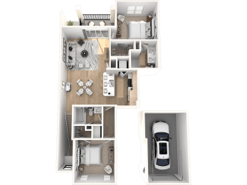 Elevate with garage at Altis Santa Barbara, Florida, 34104