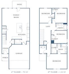 a floor plan of a house