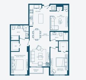 the floor plans new developments at Regatta at New River, Fort Lauderdale, 33301