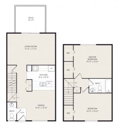 2 Bedroom 1.5 Bath Town Home at Pheasant Run, Saginaw
