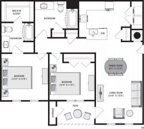 Avalon B2 floor plan