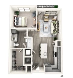 a floor plan of a 1 bedroom apartment at the biltmore apartments in dallas,